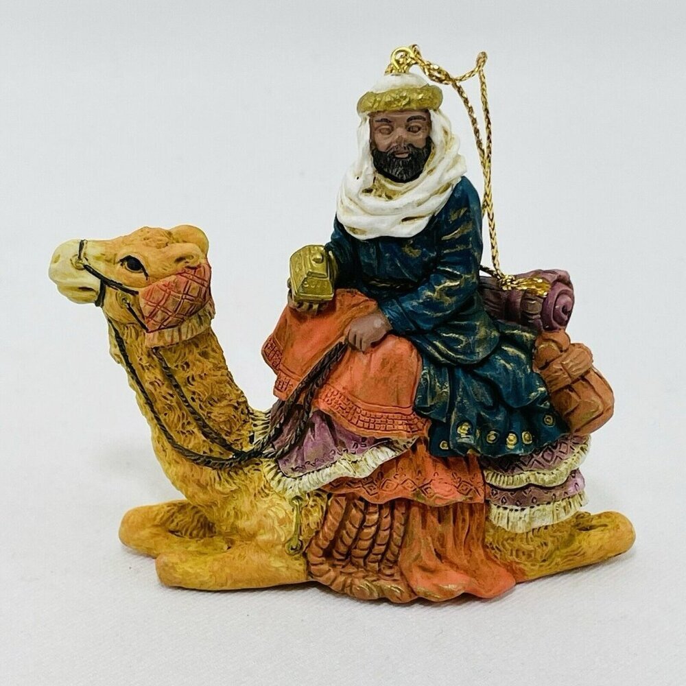 Mervyn Wiseman Christmas Ornament Hanging Rope Camel Ride Nativity Christianity